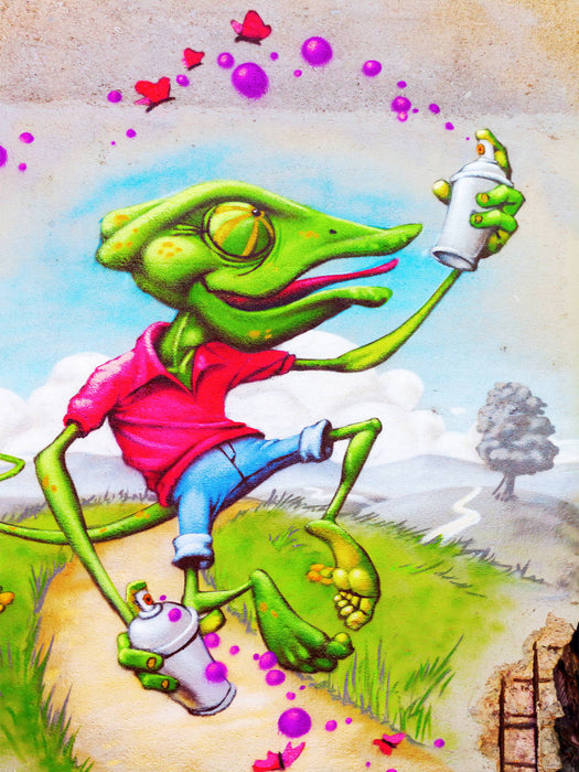 Streetart in Koblenz, Deutschland - CALVENDO Foto-Puzzle'