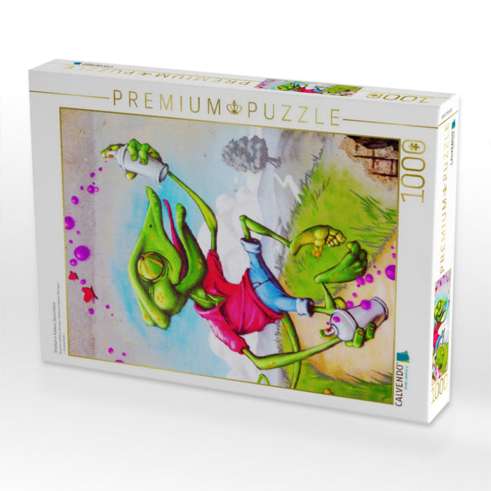 Streetart in Koblenz, Deutschland - CALVENDO Foto-Puzzle'