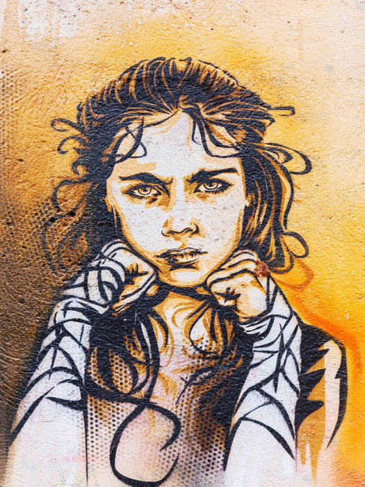 Streetart in Paris, Frankreich - CALVENDO Foto-Puzzle'