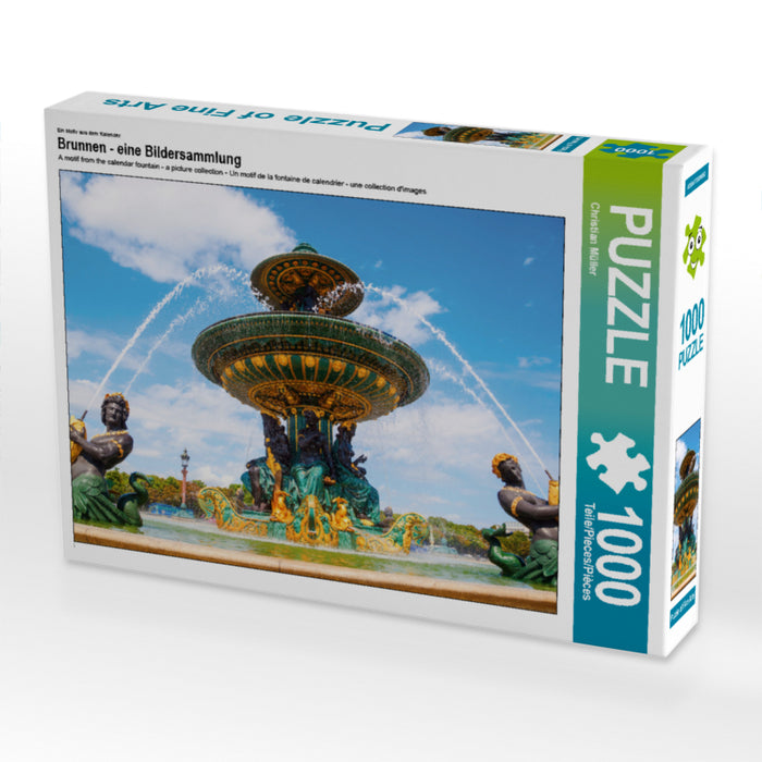 Ein Motiv aus dem Kalender Brunnen - eine Bildersammlung 2000 Teile Puzzle quer - CALVENDO Foto-Puzzle'