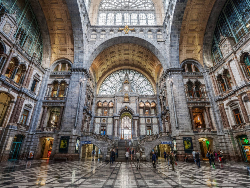 Historischer Bahnhof - CALVENDO Foto-Puzzle'