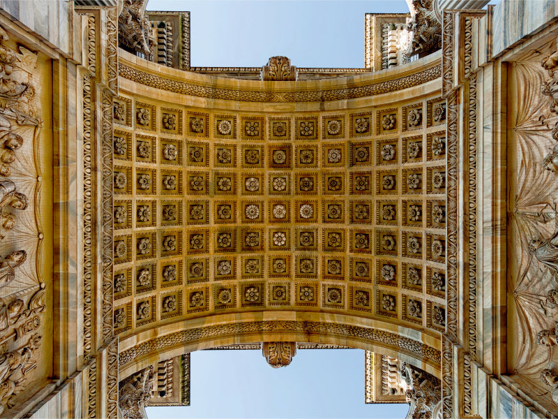Arc de Triomphe Arco della Pace à Milan, Italie - Puzzle photo CALVENDO 