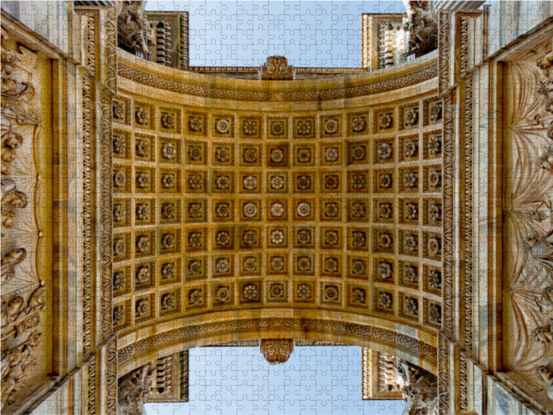 Arc de Triomphe Arco della Pace à Milan, Italie - Puzzle photo CALVENDO 