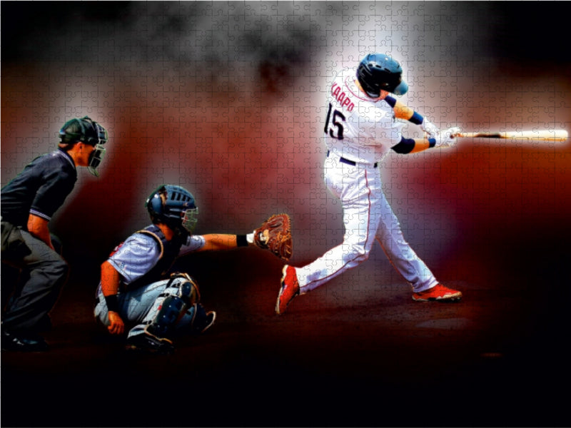 Baseball - Combat - Puzzle photo CALVENDO 