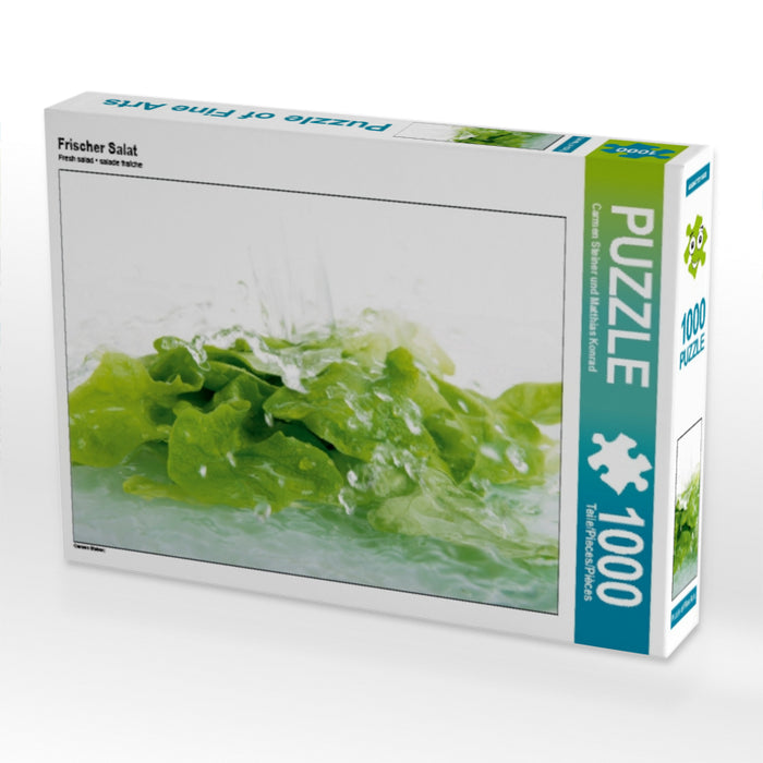 Frischer Salat 1000 Teile Puzzle quer - CALVENDO Foto-Puzzle'