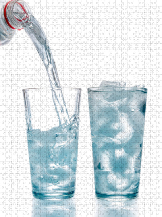 Eiswasser 1000 Teile Puzzle hoch - CALVENDO Foto-Puzzle'