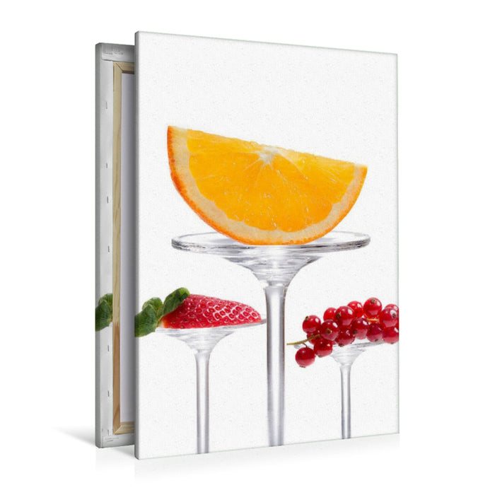 Premium Textil-Leinwand Obst Stillleben