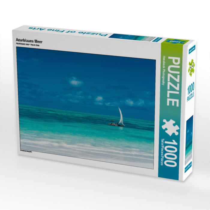 Azurblaues Meer 1000 Teile Puzzle quer - CALVENDO Foto-Puzzle'