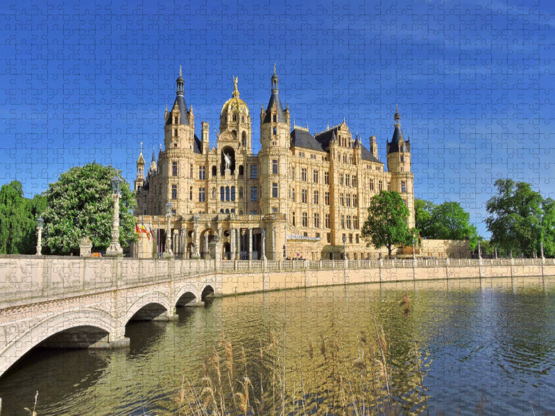Schwerin - Landeshauptstadt von Mecklenburg-Vorpommern - CALVENDO Foto-Puzzle'