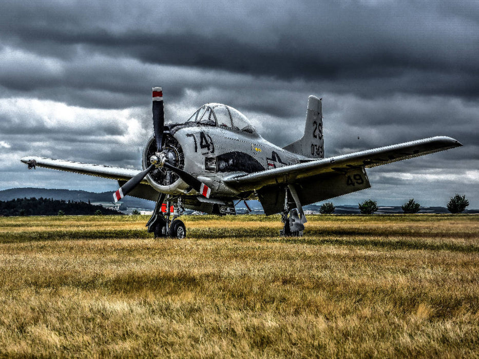 NORTH AMERICAN T28 TROJAN - CALVENDO Foto-Puzzle'