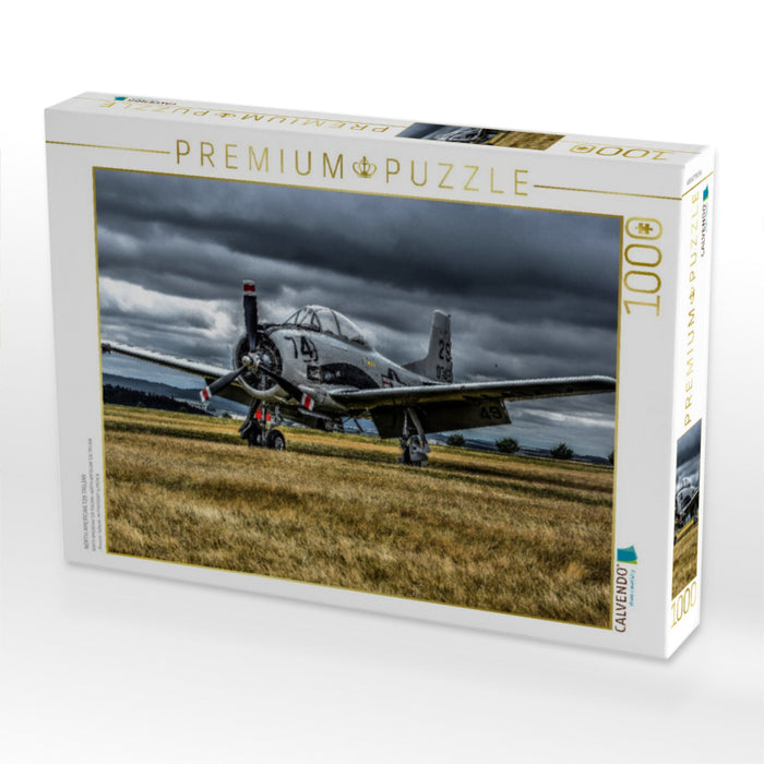 NORTH AMERICAN T28 TROJAN - CALVENDO Foto-Puzzle'