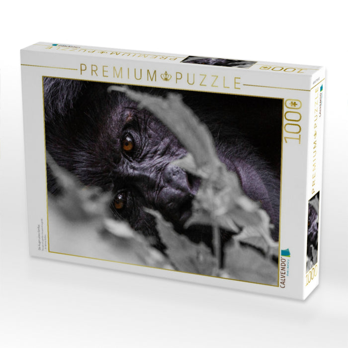 Die Augen eines Gorillas - CALVENDO Foto-Puzzle'