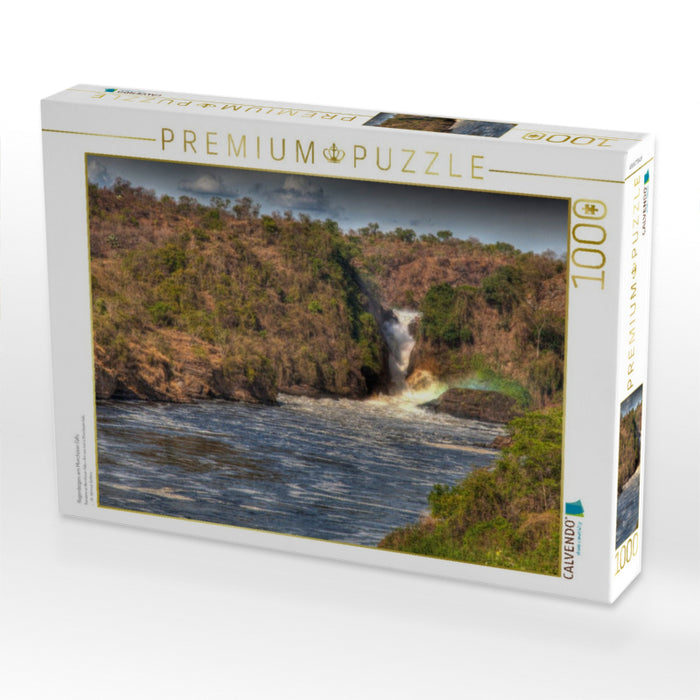 Regenbogen am Murchison Falls - CALVENDO Foto-Puzzle'