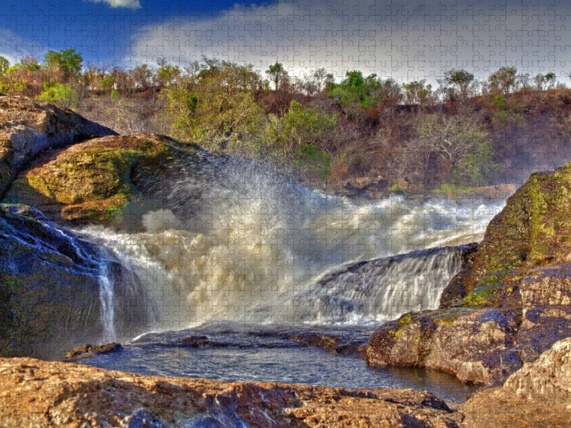 Der Eingang zu Murchison Falls - CALVENDO Foto-Puzzle'