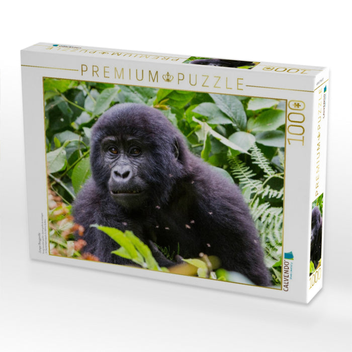 Junger Berggorilla - CALVENDO Foto-Puzzle'