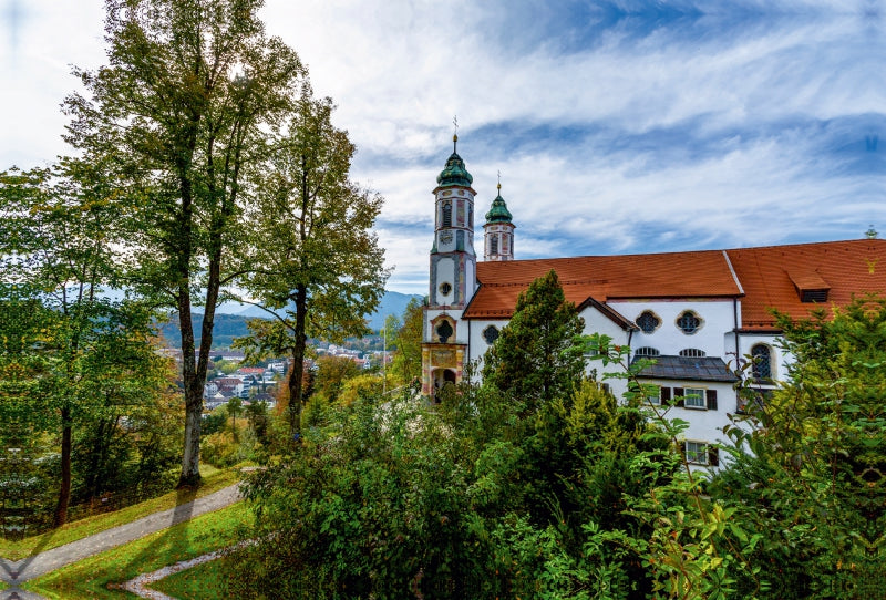 Premium Textil-Leinwand Kalvarienbergkirche