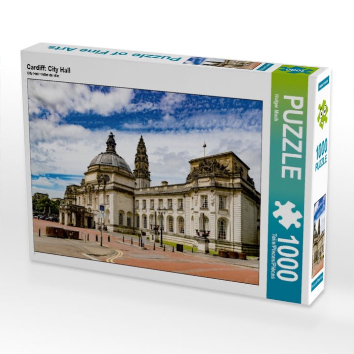 Cardiff: City Hall 1000 Teile Puzzle quer - CALVENDO Foto-Puzzle'