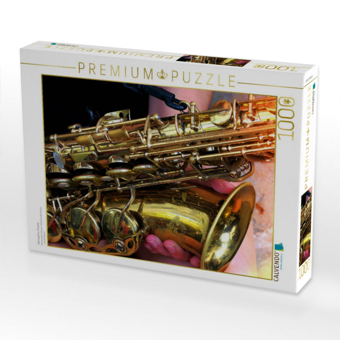 Altsaxophon Closeup - CALVENDO Foto-Puzzle'
