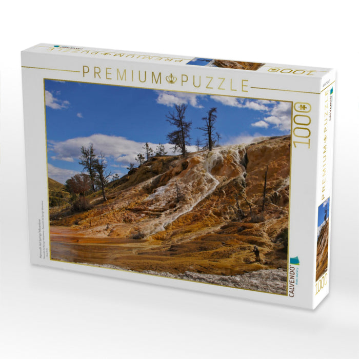 Mammoth Hot Springs Yellowstone - CALVENDO Foto-Puzzle'