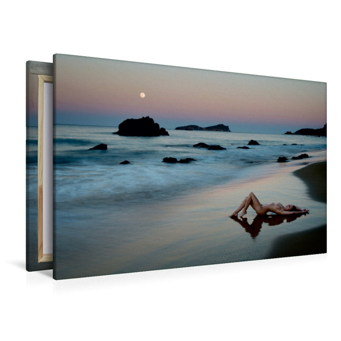 Premium Textil-Leinwand Premium Textil-Leinwand 120 cm x 80 cm quer Spanien, Ibiza