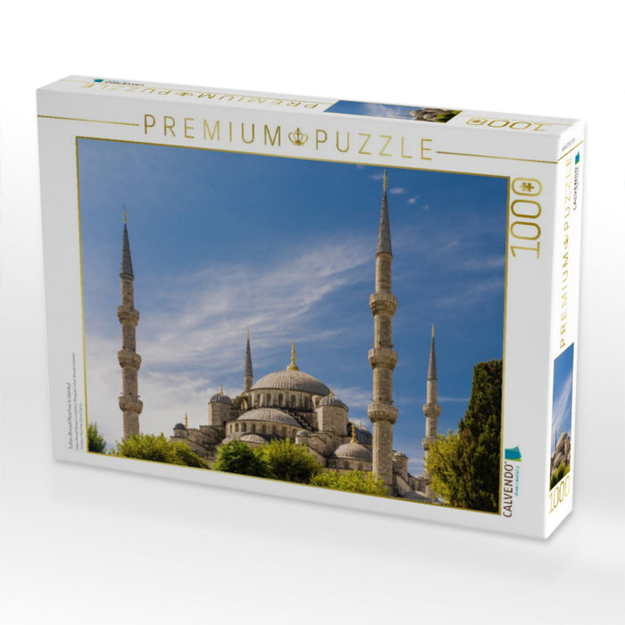 Sultan Ahmed Moschee in Istanbul - CALVENDO Foto-Puzzle'