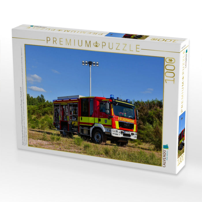 Ziegler Löschgruppenfahrzeug LF 20 Katastrophenschutz Land Thüringen / Feuerwehr Suhl - CALVENDO Foto-Puzzle'