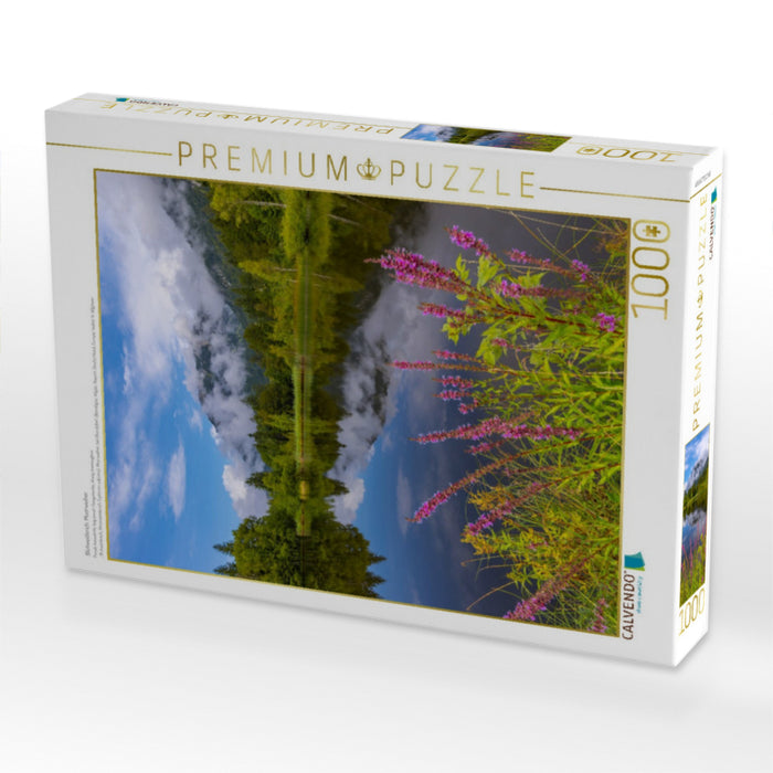 Blutweiderich, Moorweiher - CALVENDO Foto-Puzzle'