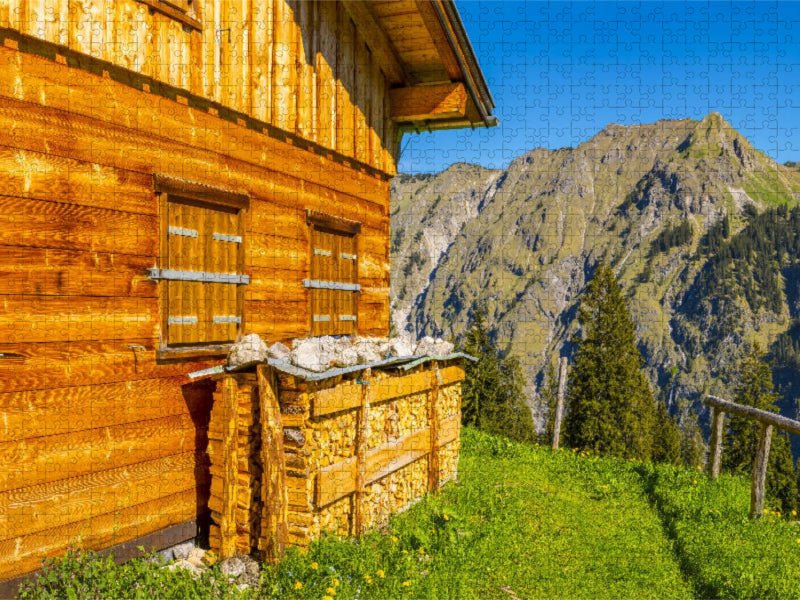 Untere Lugenalpe - CALVENDO Foto-Puzzle'