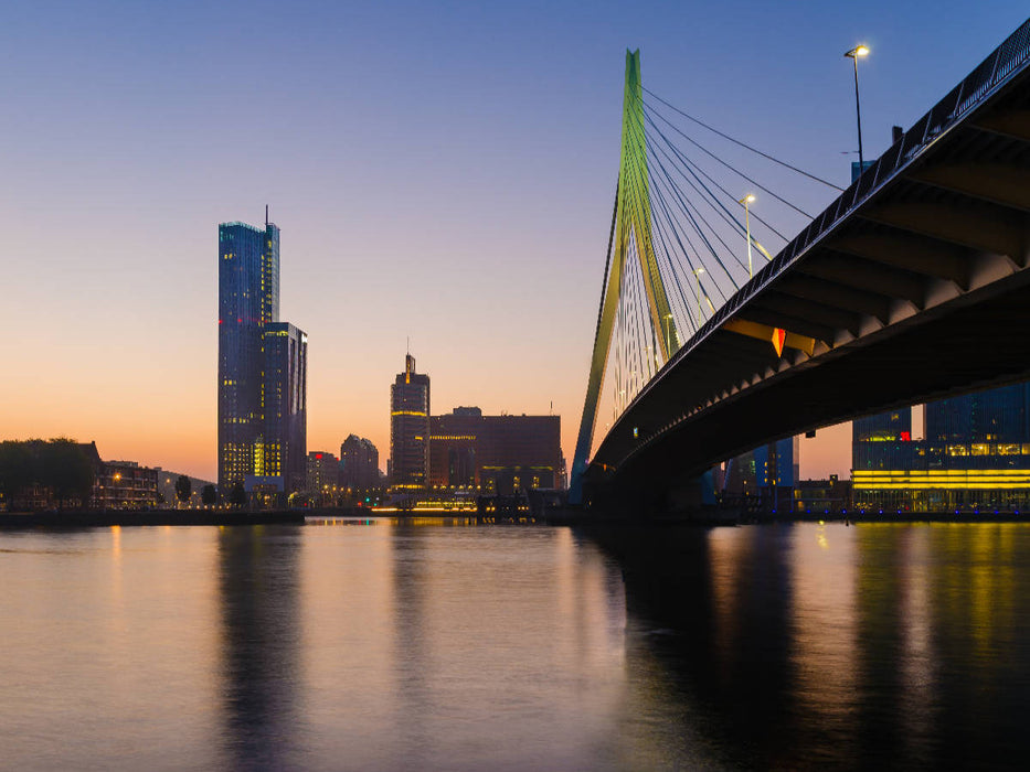 Erasmusbrücke, Rotterdam - CALVENDO Foto-Puzzle'