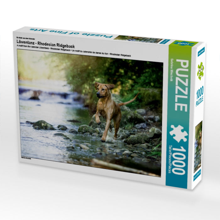 Ein Motiv aus dem Kalender Löwentanz - Rhodesian Ridgeback 1000 Teile Puzzle quer - CALVENDO Foto-Puzzle'
