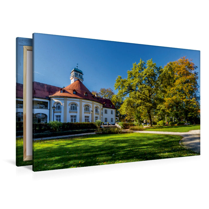 Premium Textil-Leinwand Kurhaus - Bad Tölz
