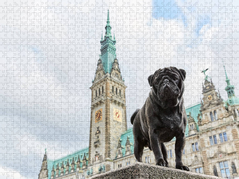 Ein Motiv aus dem Kalender Hamburg - Stadt der Möpse - CALVENDO Foto-Puzzle'