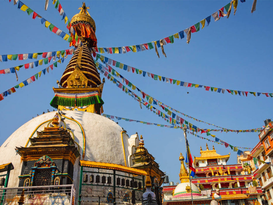 Stupa in Kathmandu - CALVENDO Foto-Puzzle'