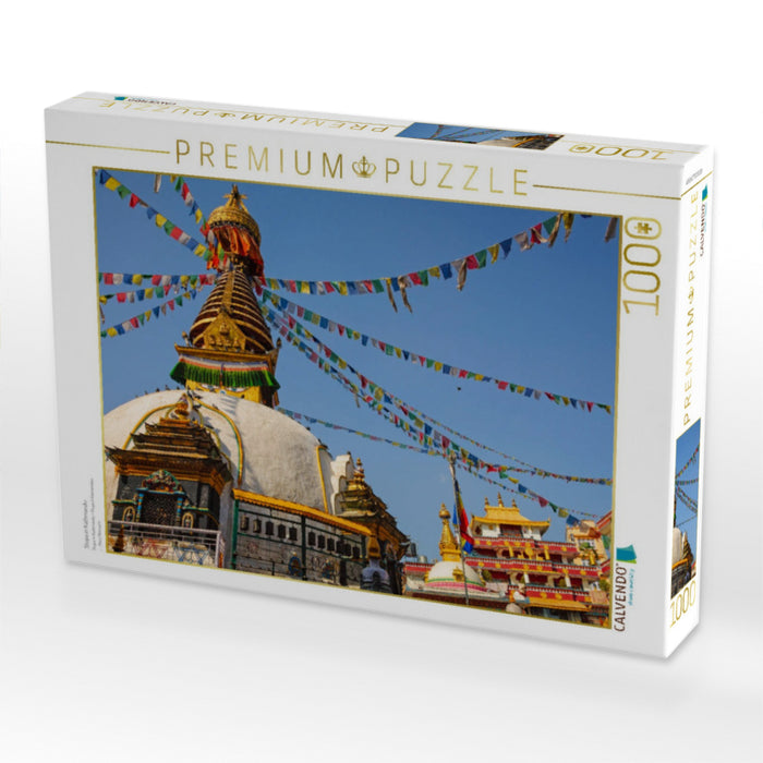 Stupa in Kathmandu - CALVENDO Foto-Puzzle'