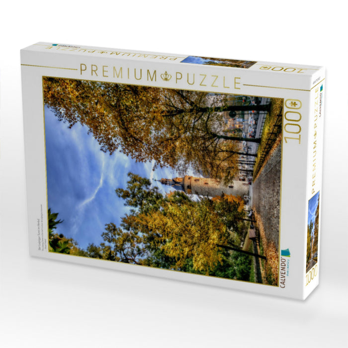 Der Leipziger Turm im Herbst - CALVENDO Foto-Puzzle'