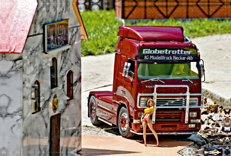 Premium Textil-Leinwand VOLVO FH12