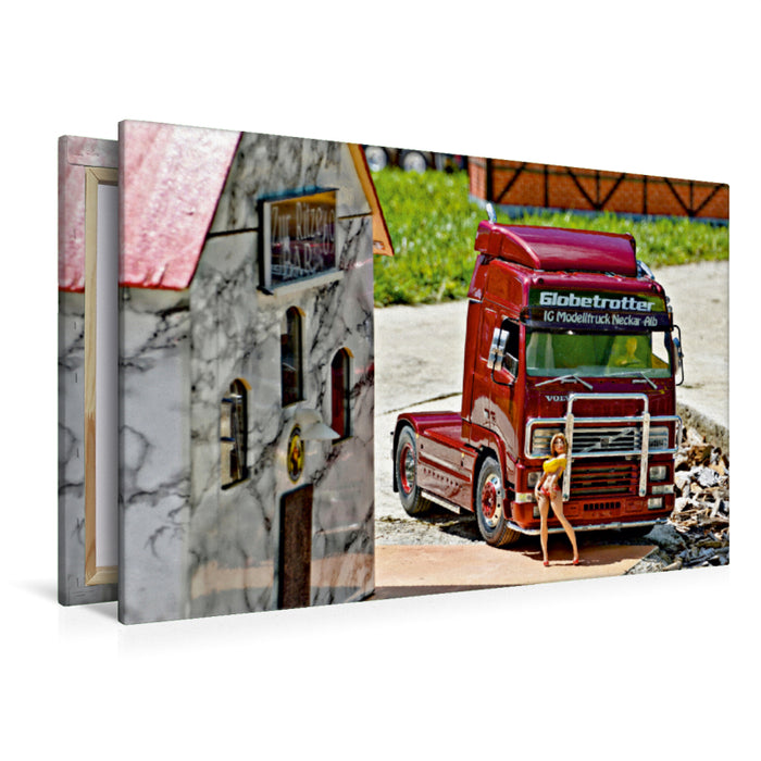 Premium Textil-Leinwand VOLVO FH12
