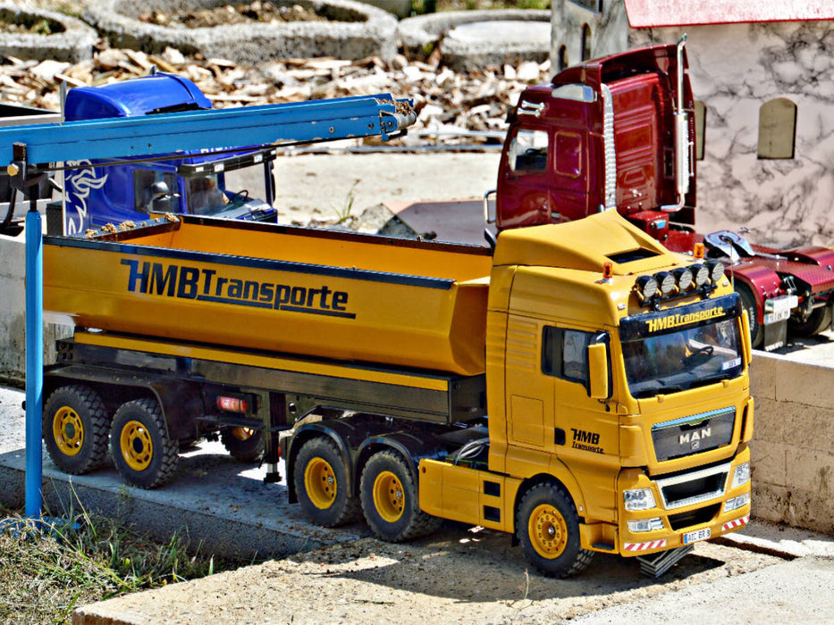 MAN Lkw gelb - CALVENDO Foto-Puzzle'