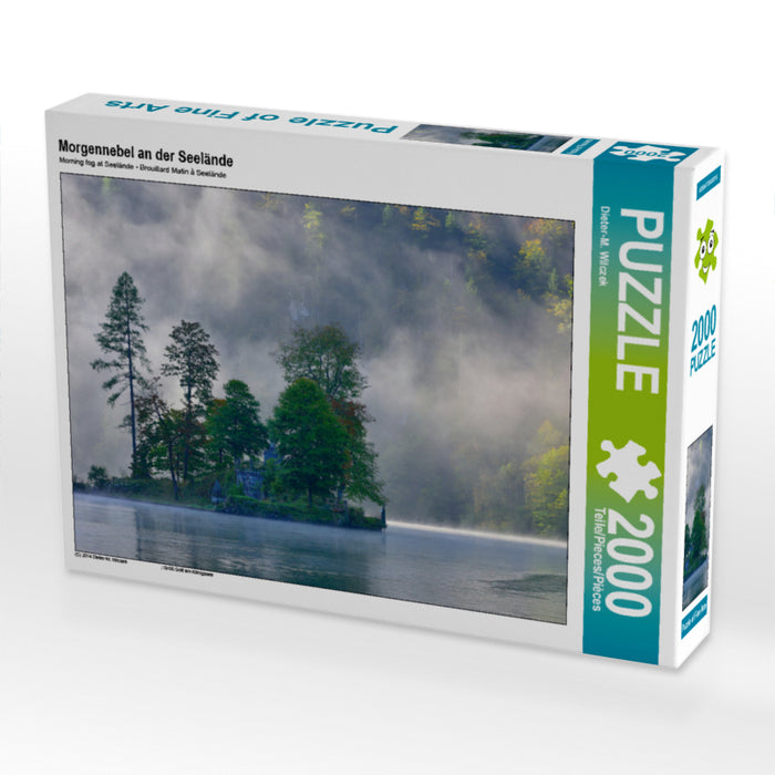 Morgennebel an der Seelände 2000 Teile Puzzle quer - CALVENDO Foto-Puzzle'