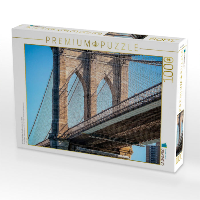 Brooklyn Bridge - Brücke in eine neue Welt - CALVENDO Foto-Puzzle'
