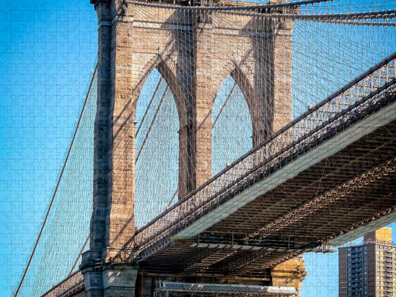 Brooklyn Bridge - Brücke in eine neue Welt - CALVENDO Foto-Puzzle'