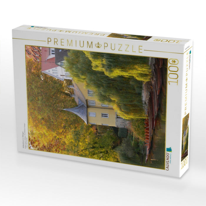 Hölderlinturm in Tübingen - CALVENDO Foto-Puzzle'