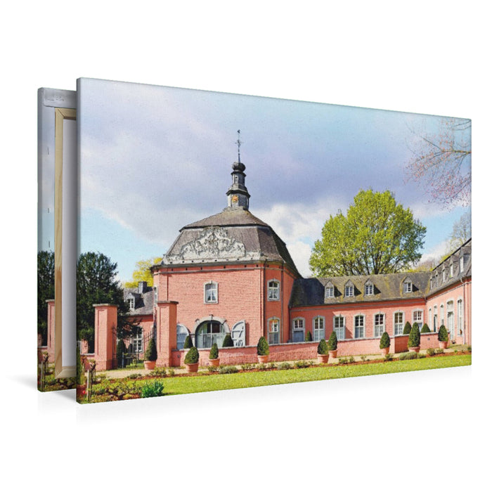 Premium Textil-Leinwand Schloss Wickrath