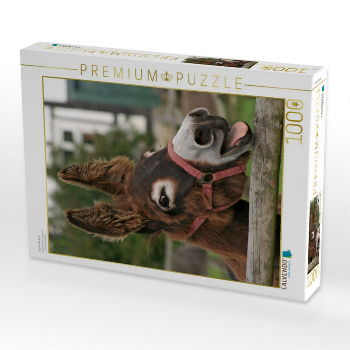 lachender Esel - CALVENDO Foto-Puzzle'