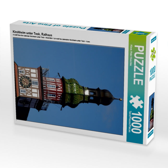 Kirchheim unter Teck, town hall - CALVENDO photo puzzle 