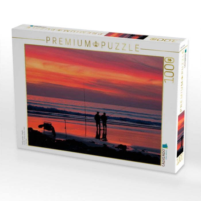 Ruhig werden - Angeln - CALVENDO Foto-Puzzle'