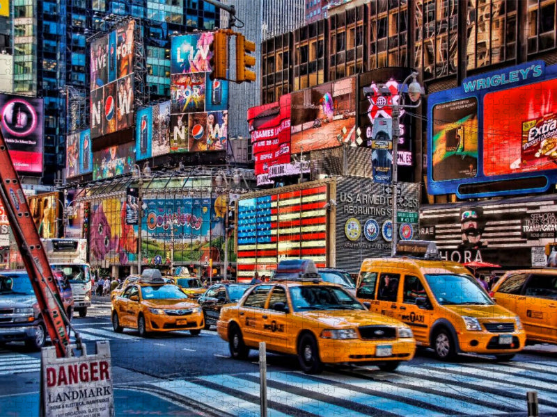 Ein Motiv aus dem Kalender New York - nur im Taxi - CALVENDO Foto-Puzzle'