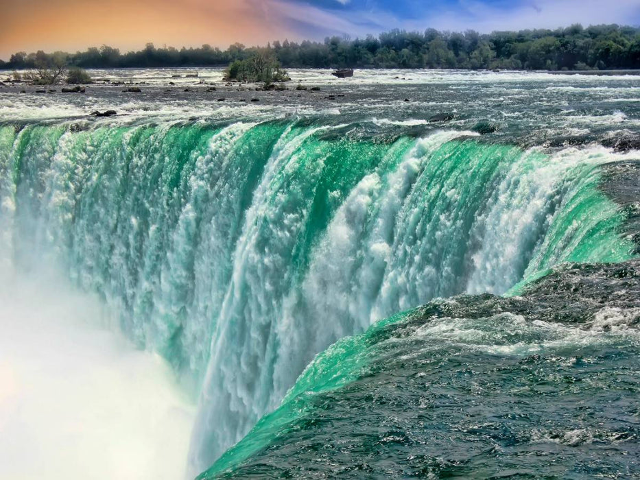 Niagarafälle - American Falls und Horseshoe Fall - CALVENDO Foto-Puzzle'