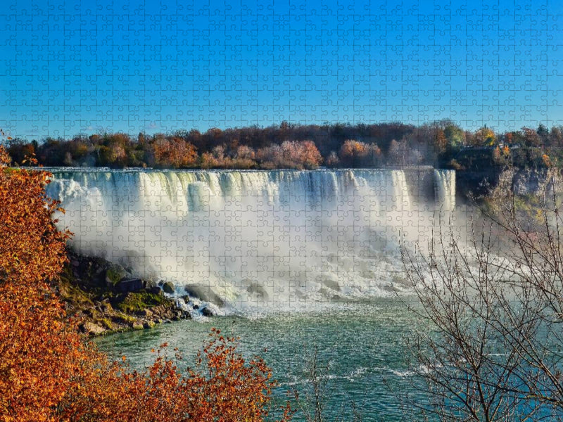 Niagarafälle - American Falls und Horseshoe Fall - CALVENDO Foto-Puzzle'