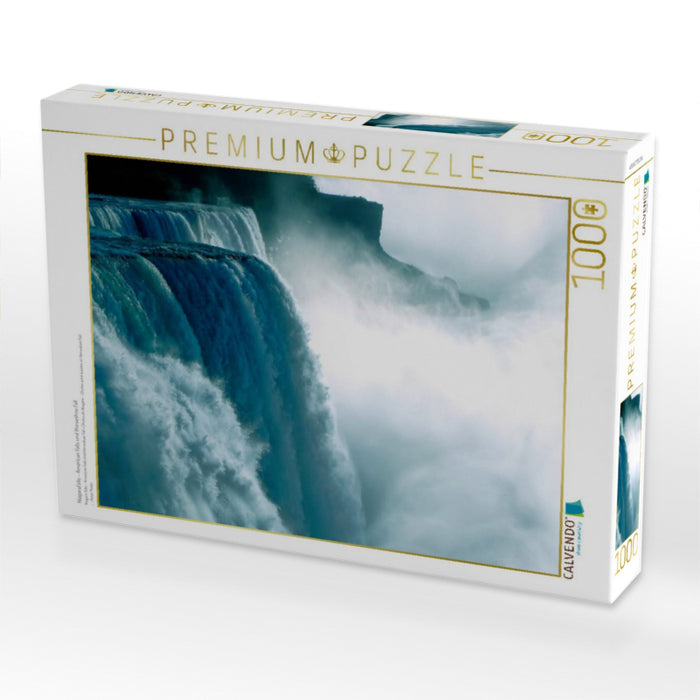 Niagarafälle - American Falls und Horseshoe Fall - CALVENDO Foto-Puzzle'